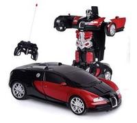 Autre véhicule télécommandé GENERIQUE Transformers Voiture télécommandée électrique à Grande Vitesse Voiture RC Robots Jouets pour Cadeaux Enfants