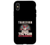 Transformez la Douleur en célébration (déclaration de Chagrin de Mort) Coque pour iPhone X/XS