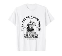 Transformez la Douleur en Puissance - Mindset de Force de Motivation de Gym T-Shirt