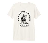 Transformez la Douleur en Puissance - Mindset de Force de Motivation de Gym T-Shirt Haut de Gamme