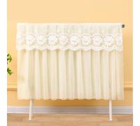 Transformez votre espace de vie avec une élégante housse de protection anti-poussière en dentelle pour radiateur (150 cm)