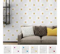 Transformez votre espace facilement avec 10 autocollants muraux en mousse 3D ! Il suffit de décoller et de coller, aucun outil n'est nécessaire. Convient pour les salons, les chambres et les cuisines