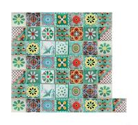 Transformez votre maison avec 50 autocollants muraux vintage imperméables pour cuisine et salle de bain (ET302)