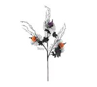Transformez votre maison cet Halloween avec de superbes inserts en forme de citrouille et de feuille d'érable - Parfait pour les fêtes (noir, 56 cm)