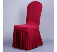 Transformez votre salle avec ces élégantes chaises de banquet extensibles recouvertes d'un matériau doux qui s'adapte en toute sécurité (rouge vin)