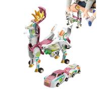 Transforming Dinosaur - Créature Fantastique À Collectionner, Jeu De Fidget Mécanique Transformable Interactif | Jouet Dinosaure Pour Robot , Jeu Imaginatif, Figurine Variable, Simulation D'aventu