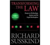 Transforming the Law Richard Susskind (Auteur)