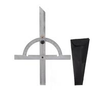 Transfuge de menuiserie, règle d’angle réglable en acier au carbone, échelle gravée au de haute précision, outil portable 150 x 300 mm avec sac de transport pour la
