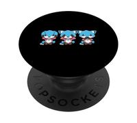 Transgender Foxes See Hear Speak No Evil Pride (en Anglais) PopSockets PopGrip Adhésif