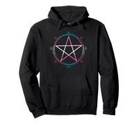 Transgender Pentagram Wiccan Pagan Trans Pride Flag Boho Sweat à Capuche