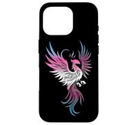 Transgender Phoenix Bird Trans Pride Flag Rising from Ashes Coque pour iPhone 16 Pro