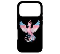 Transgender Phoenix Bird Trans Pride Flag Rising from Ashes Coque pour iPhone 17 Pro