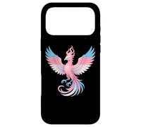 Transgender Phoenix Bird Trans Pride Flag Rising from Ashes Coque pour iPhone 17 Pro Max