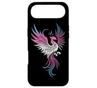Transgender Phoenix Bird Trans Pride Flag Rising from Ashes Coque pour iPhone Air