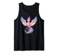 Transgender Phoenix Bird Trans Pride Flag Rising From Ashes Débardeur