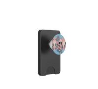 Transgender Skull Trans Pride Colors Roses Floral Vintage PopSockets PopWallet pour MagSafe