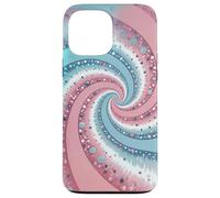 Transgender Swirls Dots Trans Pride Colors Blue White Pink Coque pour iPhone 13 Pro Max