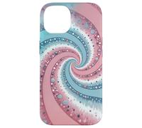 Transgender Swirls Dots Trans Pride Colors Blue White Pink Coque pour iPhone 14