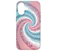 Transgender Swirls Dots Trans Pride Colors Blue White Pink Coque pour iPhone 17