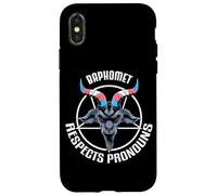 Transgenre Baphomet Respecte Les Pronoms Fierté Coque pour iPhone X/XS