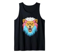 Transgenre Roaring Lion Head Pride Power Débardeur