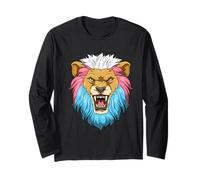 Transgenre Roaring Lion Head Pride Power Manche Longue