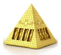 Transgood - Mini statue de pyramide égyptienne en résine - Sculpture de décoration de maison - Modèle de construction ancienne pour décoration de bureau
