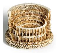 TRANSGOOD Souvenir Italien du Colisée Romain - Sculpture en résine Mini Colisée, Architecture Romaine Antique, décoration de Bureau à Domicile
