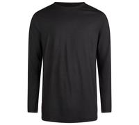 Transhumance - Basic Shirt Langarm - Sous-vêtement mérinos - M - black
