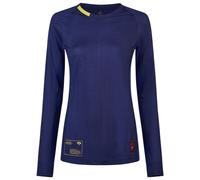 Transhumance - Women's Langarm Tee - Sous-vêtement mérinos - L - medieval blue
