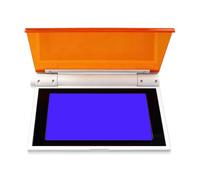 Transilluminateur de lumière bleue pour la visualisation par électrophorèse sur gel, zone d'observation 210 x 120 mm, comprend un filtre ambré pour la découpe de gel
