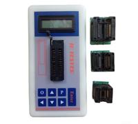 Transistor IC Chip Tester, Digital Chip Detector for Efficient Testing (host + 3 prises de test)