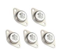 Transistors de puissance, Baugger- 5pcs Transistors de puissance 2N3055 haute qualité NPN TO-3 Boîtier métallique 15A / 60V Ensemble de 5 transistors