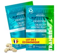 TRANSITAL PREMIUM x2 sachets| 5 actifs Transit Intestinal 100% Naturels | Détox Colon Rapide & Fibres |Ispaghul 600mg, Tamarinier Inde 450 mg| Anti-ballonnement & Constipation (84 unités (lot de 2))