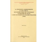 Transition administrative au 17eme siècle