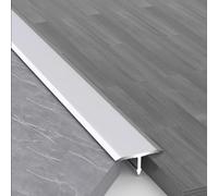Transition au plancher en alliage d'aluminium 1-1,2 mm d'épaisseur de bande de T durable pour le revêtement de sol stratifié, transition de revêtement de sol en vinyle, bandes plates de division de