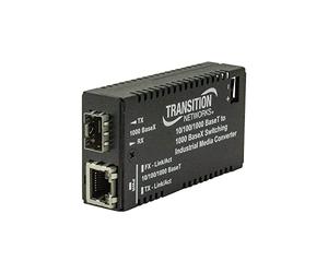 Transition Networks M/GE-ISW-SFP-01 Noir convertisseur de support réseau - Convertisseurs de support réseau (IEEE 802.3,IEEE 802.3u,IEEE 802.3x,IEEE 802.3z, 10,100,1000 Mbit/s, 10BASE-T,100BASE-T,1000BASE-T, 1000Base-X, Complète, SFP)