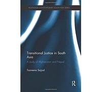 Transitional Justice In South Asia