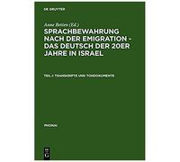Transkripte Und Tondokumente