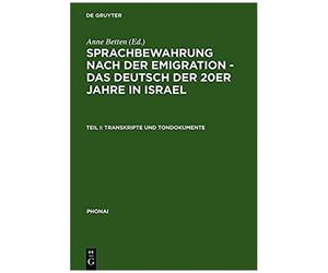 Transkripte Und Tondokumente