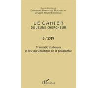 Translatio studiorum et les voies multiples de la philosophie Juin 2019 - Marcel Nguimbi - L'harmattan - broché - Revue