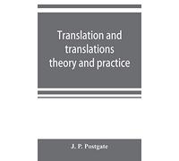 Translation And Translations; Theory And Practice