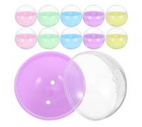 Translucides Rondes PP 50 Pièces pour Distributeur Automatique | Finition Pastel Macaron, Remplissage DIY Facile, Protection du Contenu, Usage pour Parcs et Lieux Fréquentés