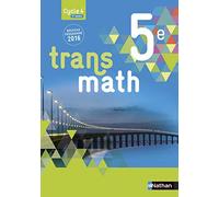 Transmath 5e - Grand format - Nouveau programme 2016