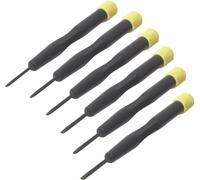 Transmedia 3436 ZSS2L Jeu de tournevis d'électricien plats1,4 x 20 mm/ 1,6 x 20 mm/ 1,8 x 20 mm et cruciformes 2 x 20 mm/ 2,4 x 20 mm/ 3 x 20 mm