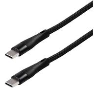 Transmedia C 532-1 câble USB USB 2.0 1 m USB C Noir