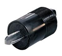 Transmedia DIN 41529 - Fiche de haut-parleur (à visser), Noir