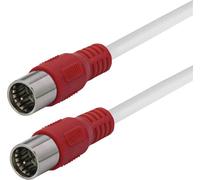 Maxtrack antenne, SAT Câble de raccordement [1x F mâle - 1x F mâle] 6 m blanc