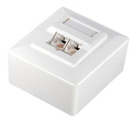 Transmedia TD17L boîte de jonction réseau Cat6 Blanc