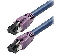Transmedia TI28-2L Câble réseau CAT 8.1 2 m 25/40GBase-T Longueur 2 m S/FTP PIMPF PATCH Couleur : bleu foncé Transmedia 2000 Mbit 2 000 MHz